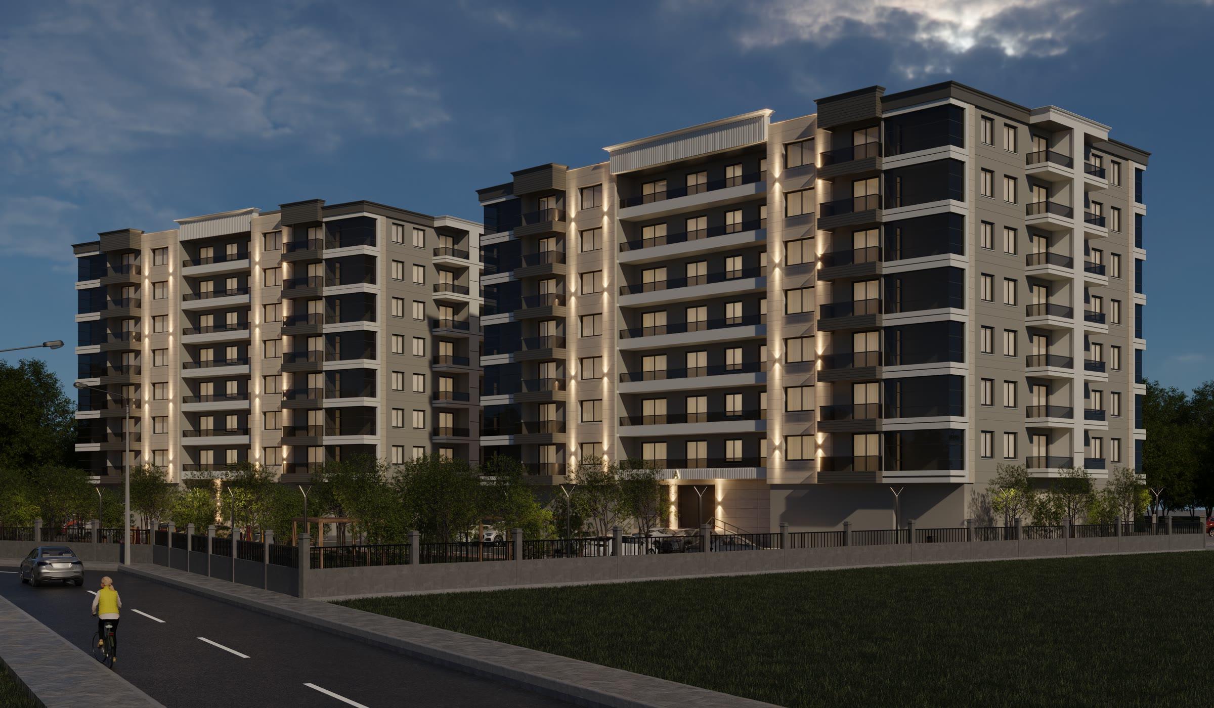 Pera Park bloklarının açı görünümü