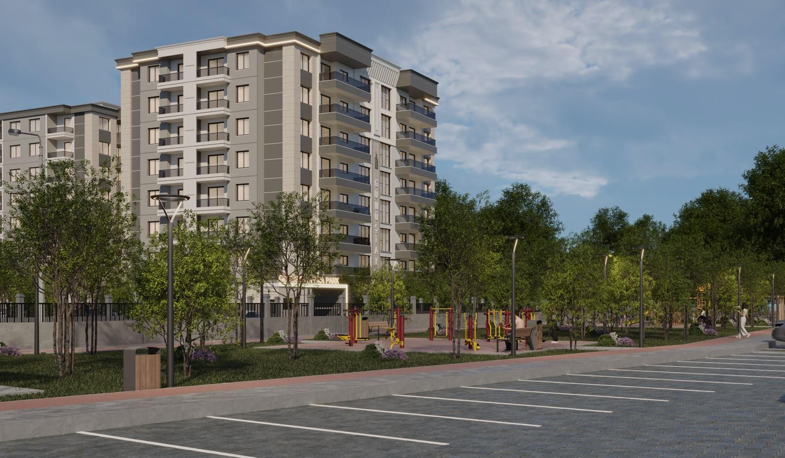 Pera Park site içi park ve spor alanı