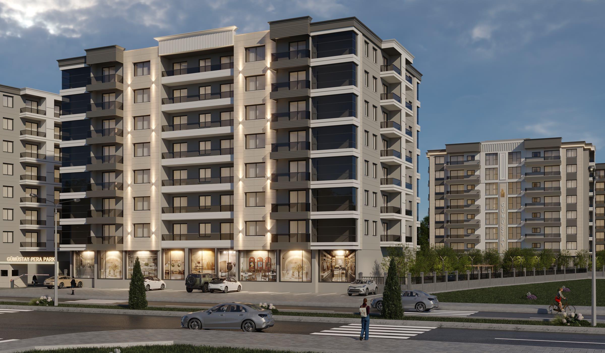 Pera Park proje dış görünümü